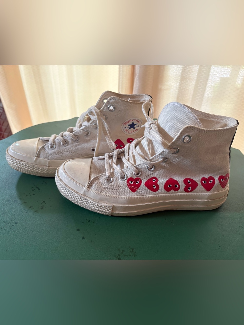 Converse Chuck Taylor 70 High Top X Comme des Garçons Play Multi Heart Size 8 W